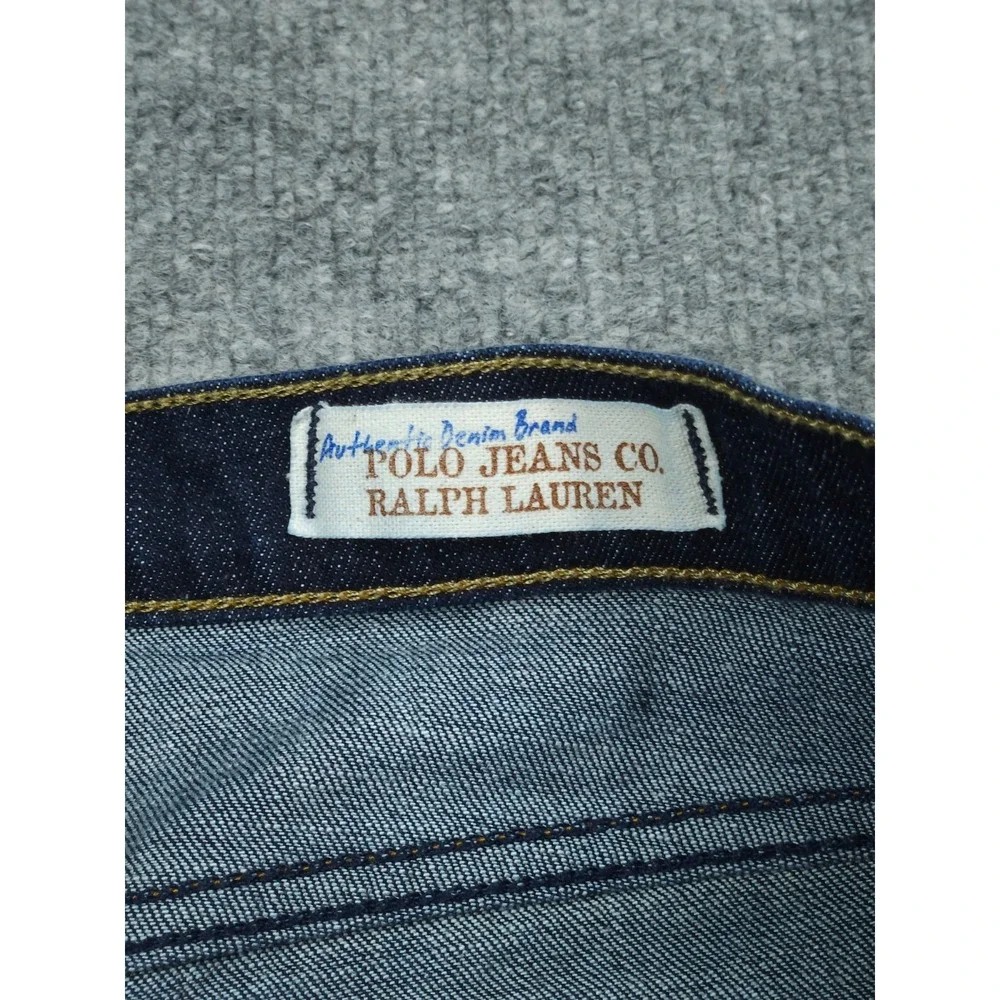 POLO Jeans Co. Bootcut Jeans Women's 8 Short Dark Wash Blue Stretch KELLY